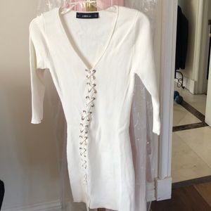 Zara lace up dress